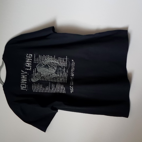 Jonny Lang "Music Sounds Better Live" T-Shirt With Toured Cities Size 2XL Black - Picture 4 of 10